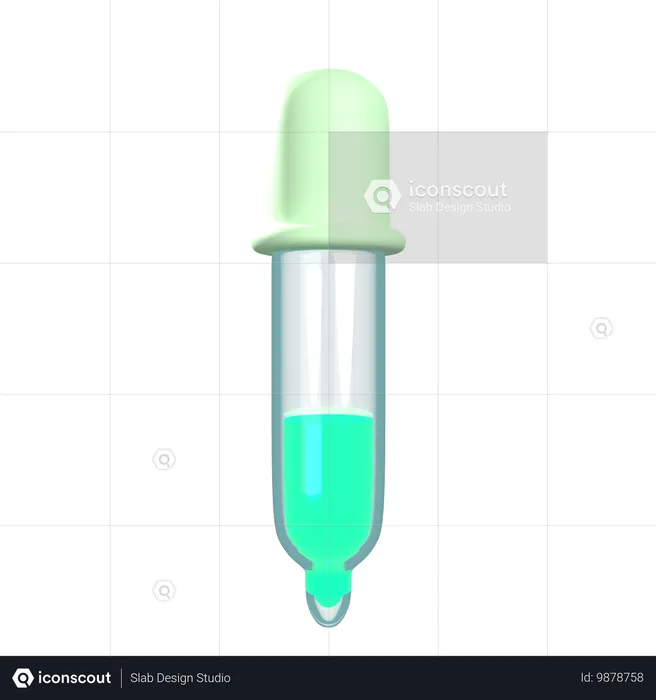 Pipette  3D Icon