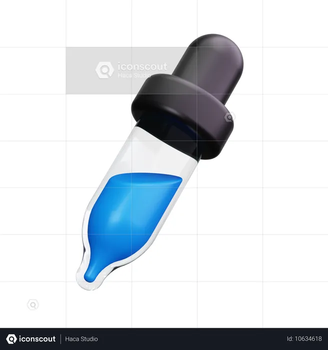 Pipette  3D Icon