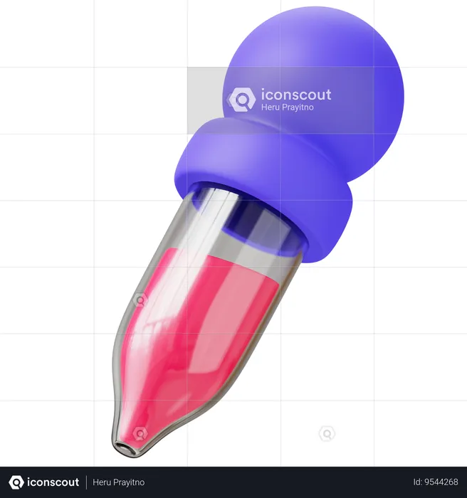 Pipette  3D Icon