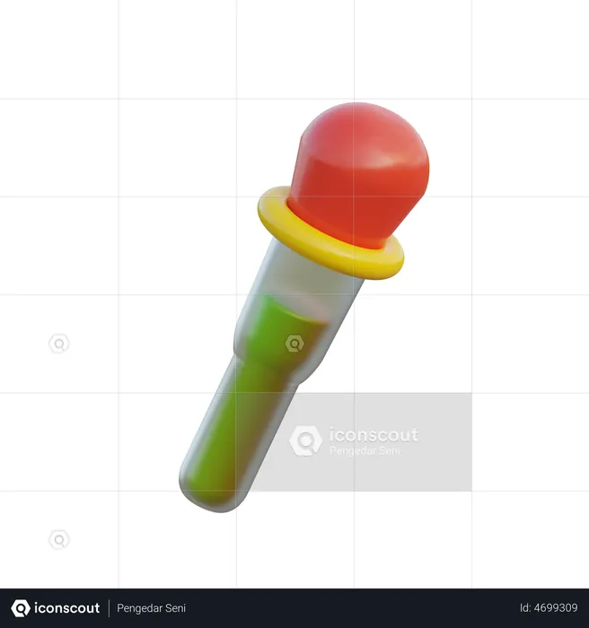 Pipette  3D Illustration