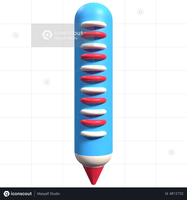 Pipette compte-gouttes  3D Illustration