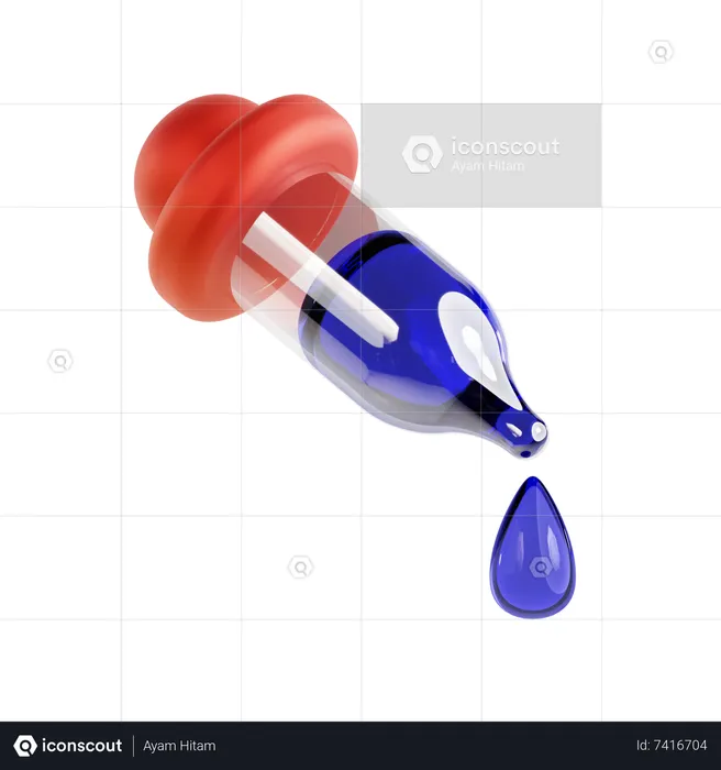 Pipette compte-gouttes  3D Icon