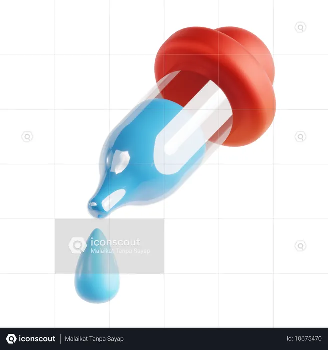 Pipette  3D Icon