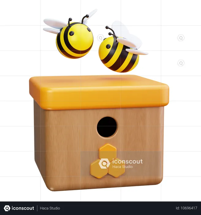 Piqûre d'abeille  3D Icon