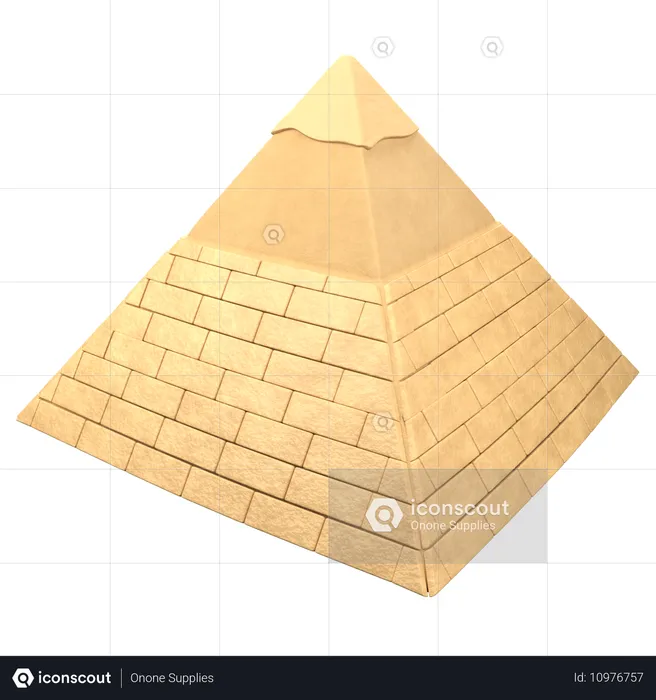 Pirâmide do Egito  3D Icon