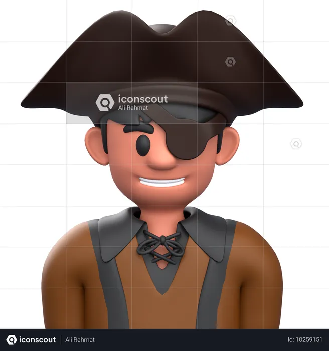 Piratas  3D Icon