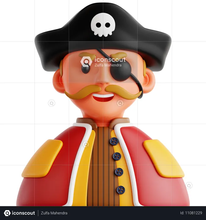 Pirate  3D Icon