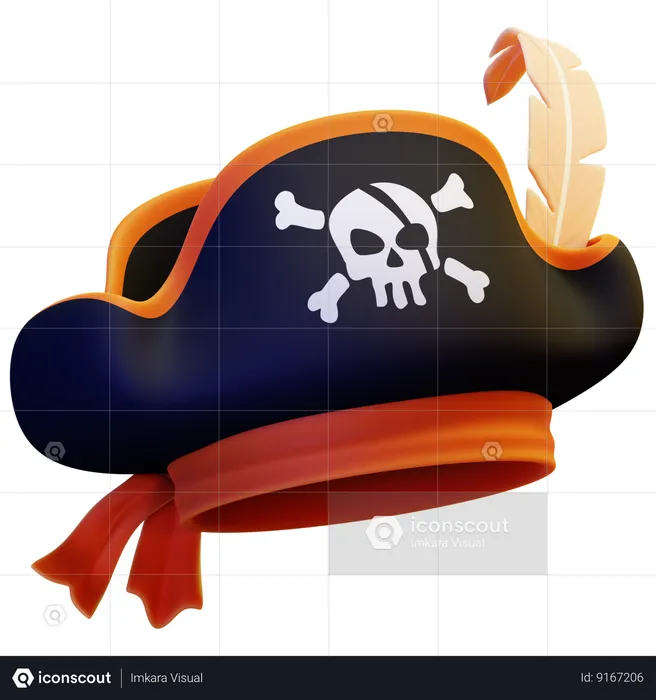 Pirate Hat  3D Icon