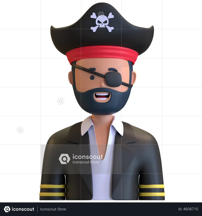 Pirates  3D Illustration