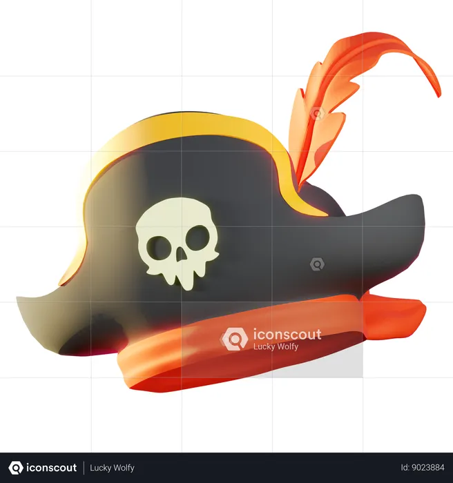 Pirates hat  3D Icon