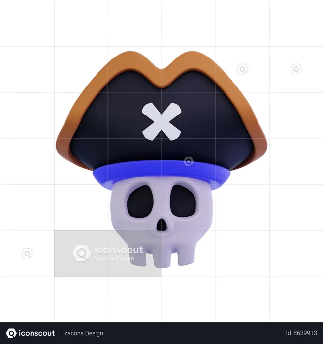 Pirates Hat  3D Icon