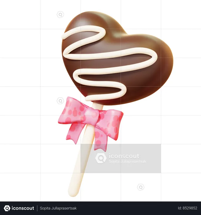 Paleta de chocolate  3D Icon