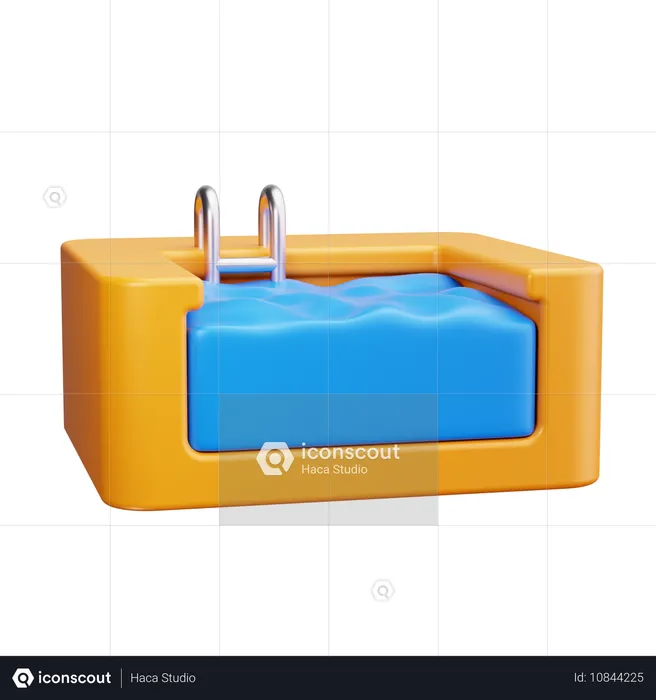 Piscine à vagues  3D Icon