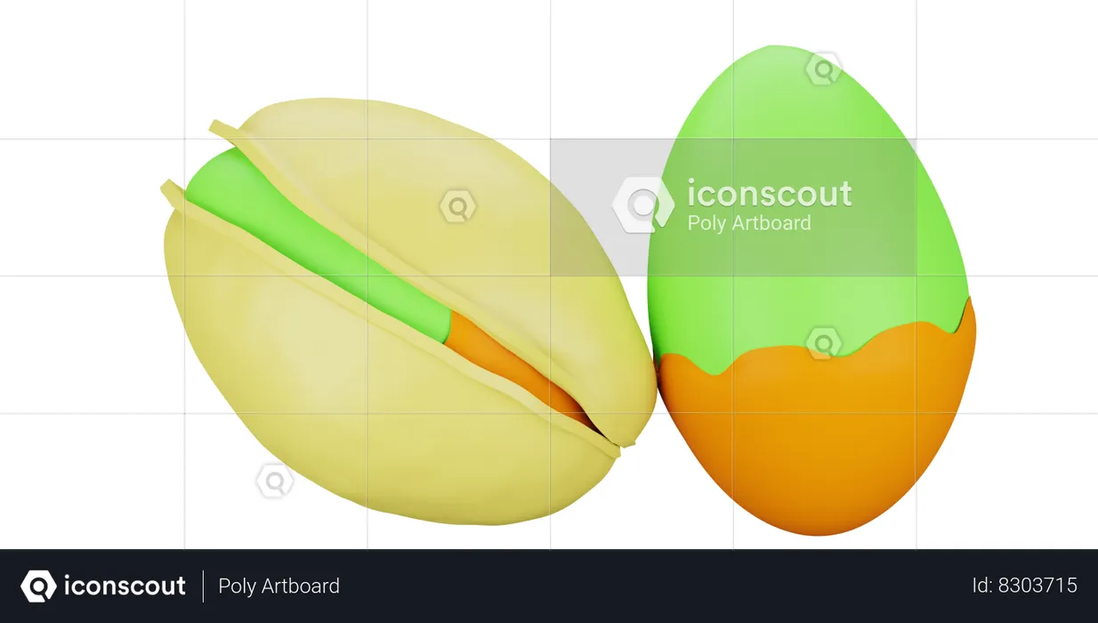 Pistaches  3D Icon