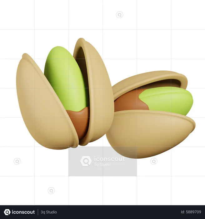 Pistachios  3D Icon