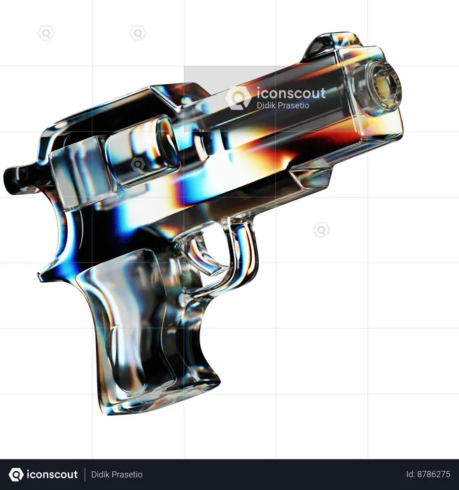 Pistol  3D Icon