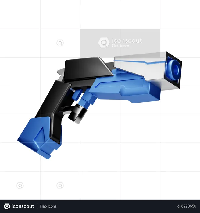 Pistola  3D Icon