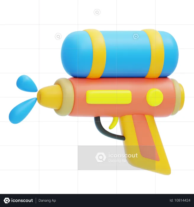 Pistola de brinquedo  3D Icon