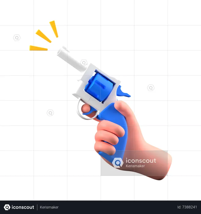 Pistola de arranque  3D Icon