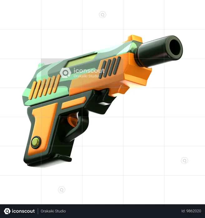 Pistolenpistole  3D Icon