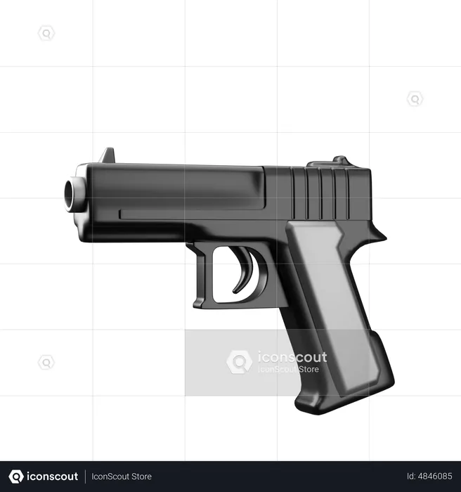 Pistolenpistole  3D Icon