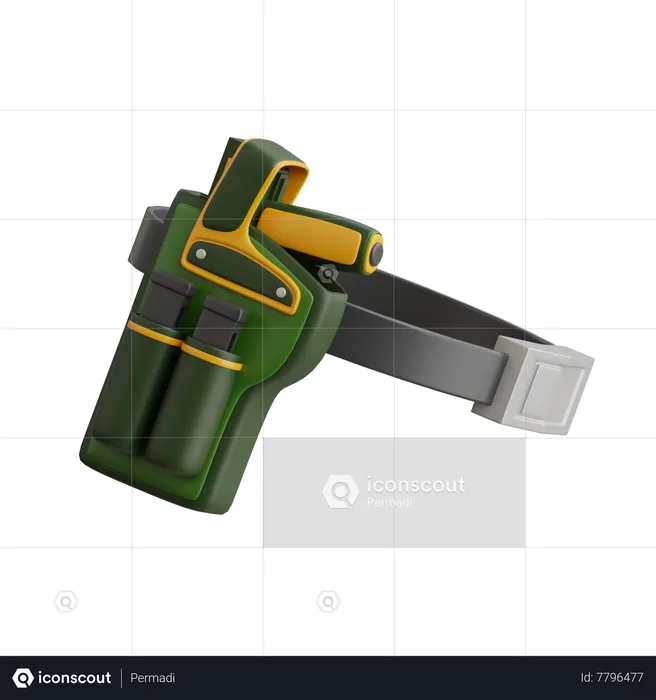 Pistolet  3D Icon