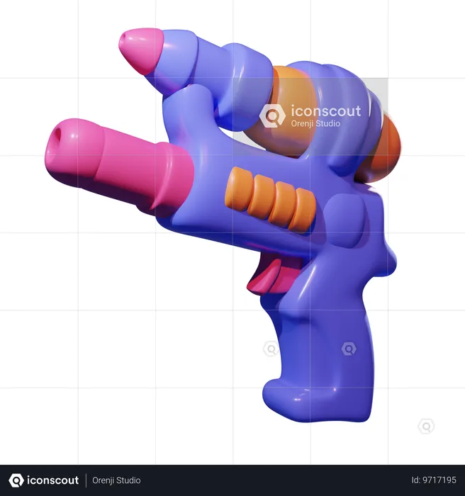 Pistolet à eau  3D Icon