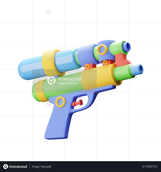 Pistolet à eau  3D Icon