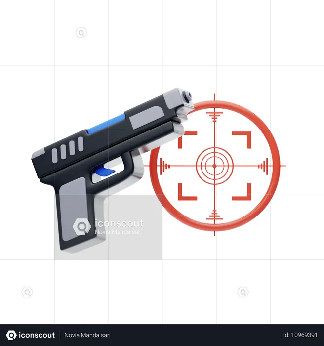 Pistolet airsoft  3D Icon