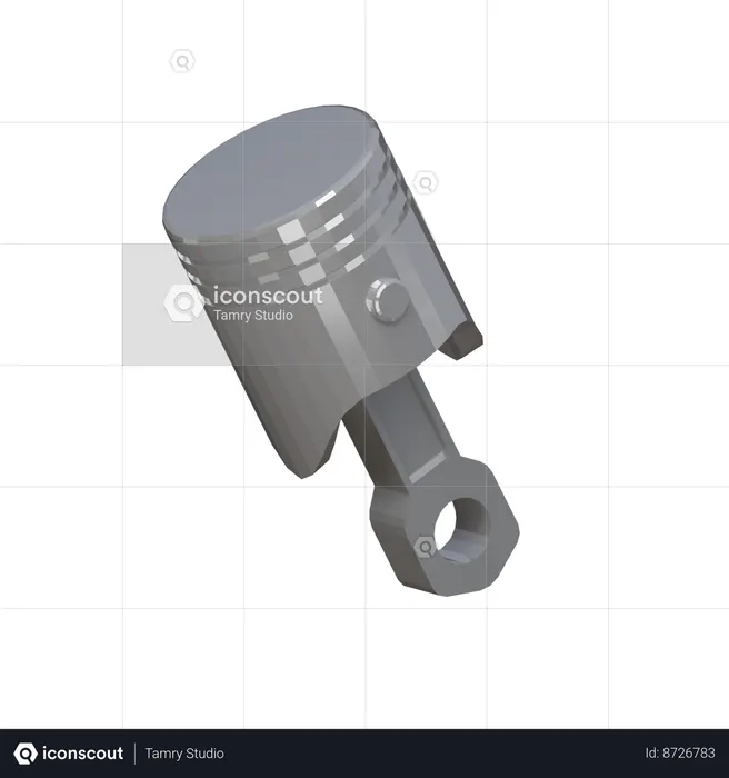 Piston  3D Icon