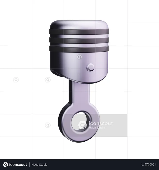 Piston  3D Icon