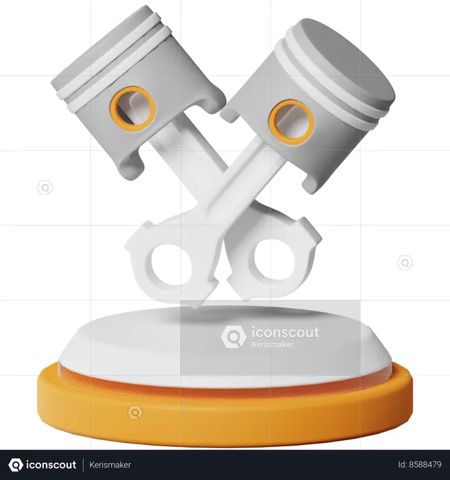 Piston  3D Icon