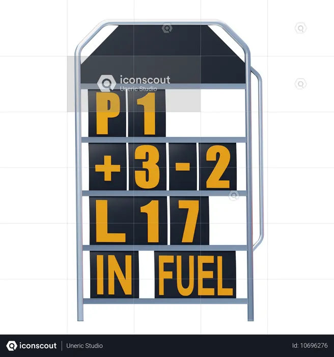 Pit Board  3D Icon