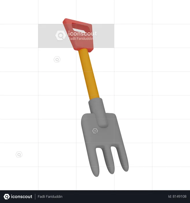 Pitch Fork  3D Icon