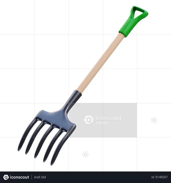 Pitchfork  3D Icon