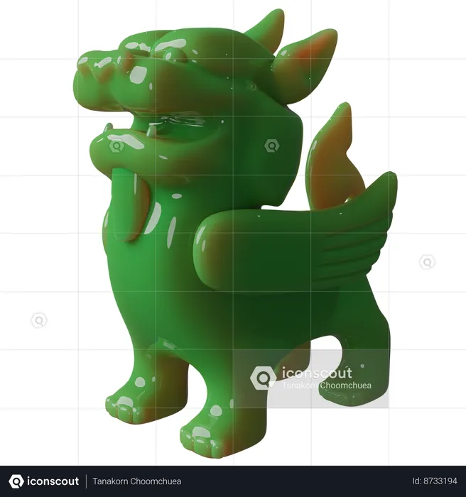 Pixiu  3D Icon