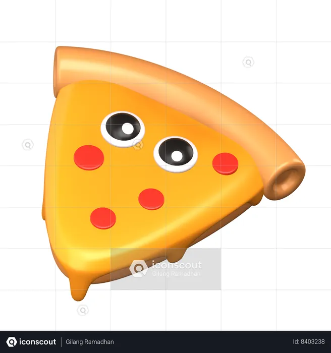 Pizza Emoji 3D Icon