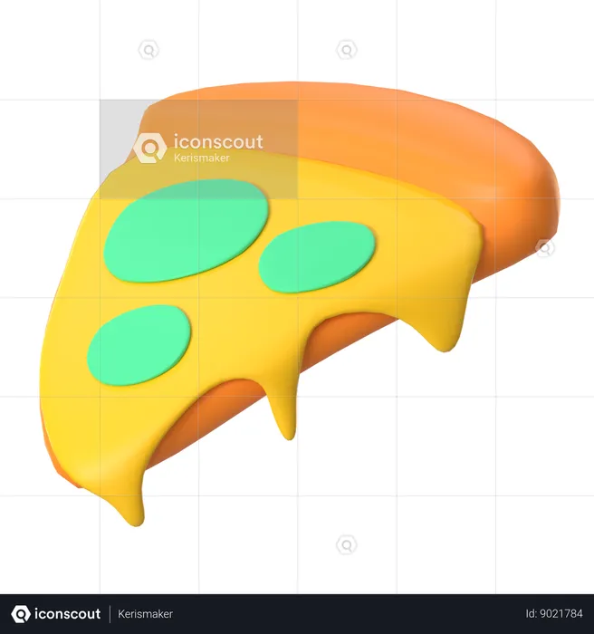 Pizza  3D Icon