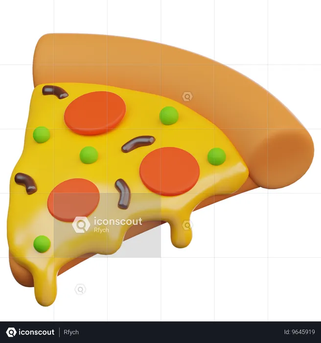 Pizza  3D Icon