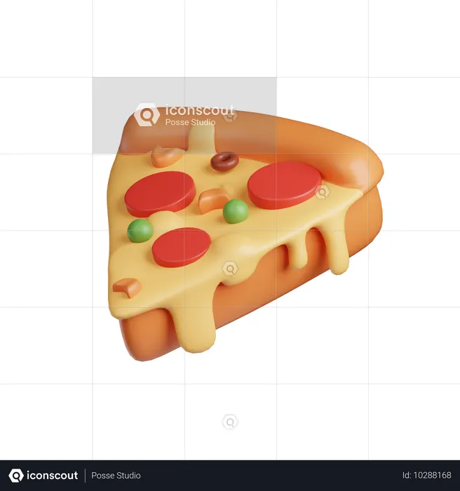 Pizza  3D Icon