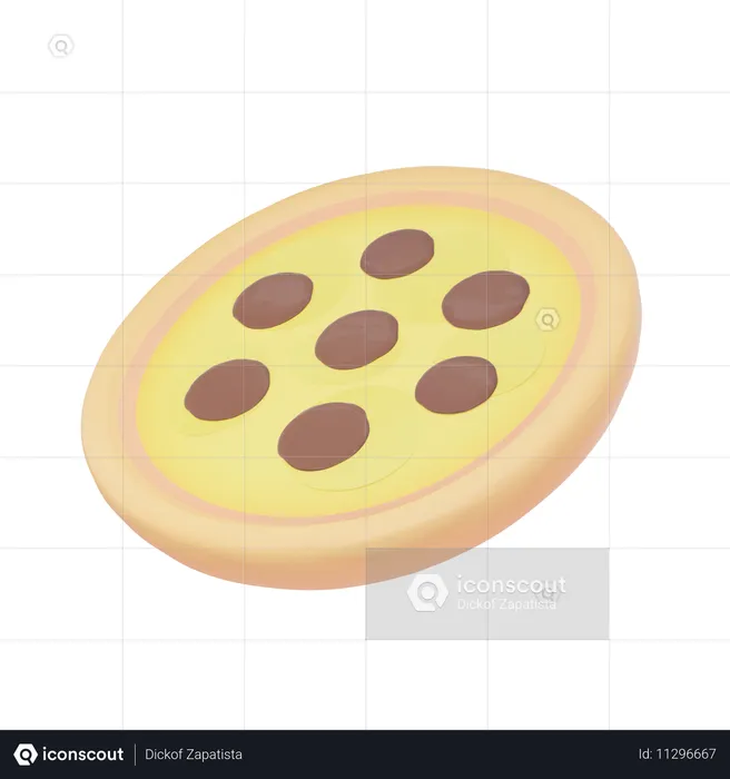 Pizza  3D Icon