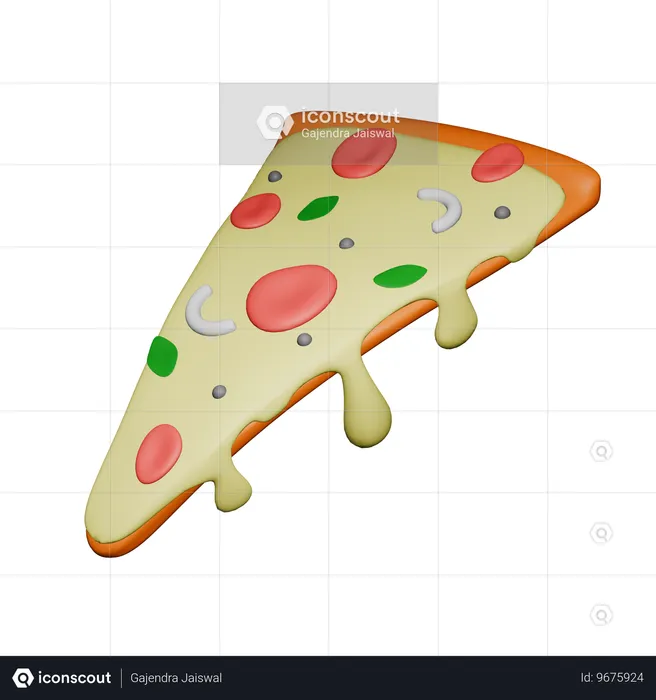 Pizza  3D Icon