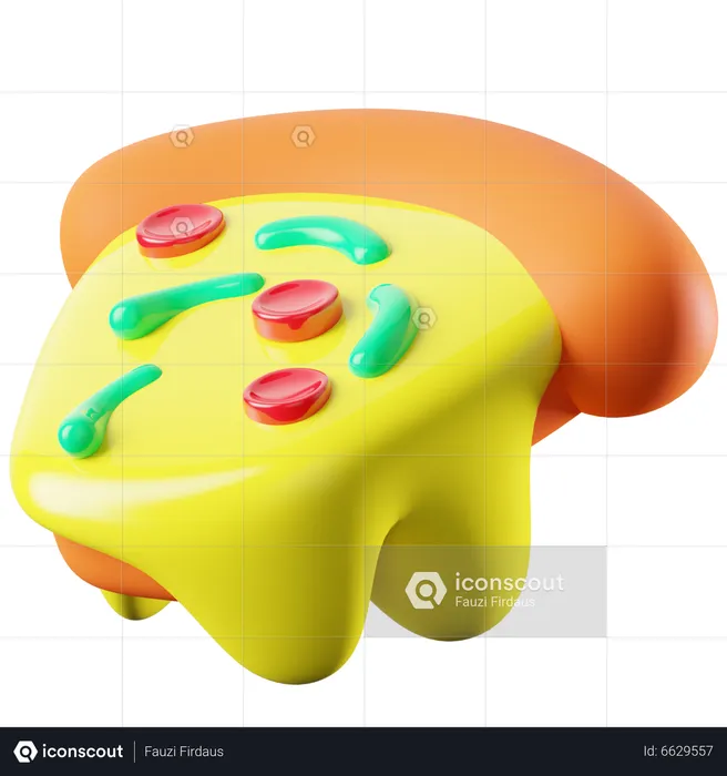 Pizza  3D Icon