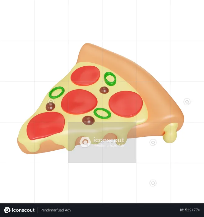 Pizza  3D Icon