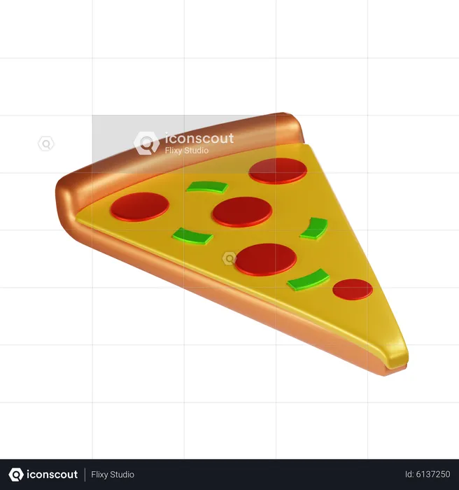 Pizza  3D Icon