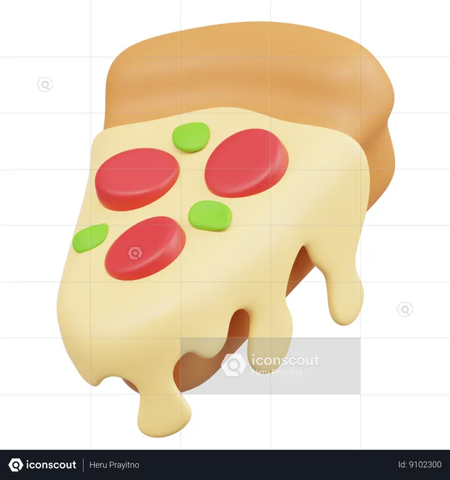 Pizza  3D Icon