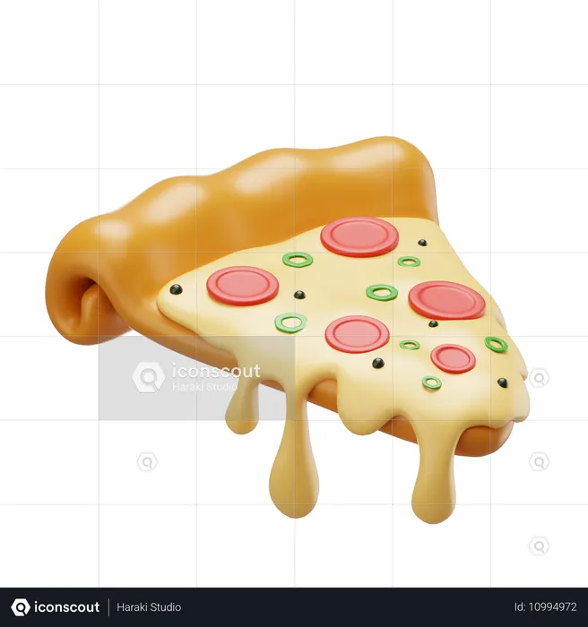 Pizza  3D Icon