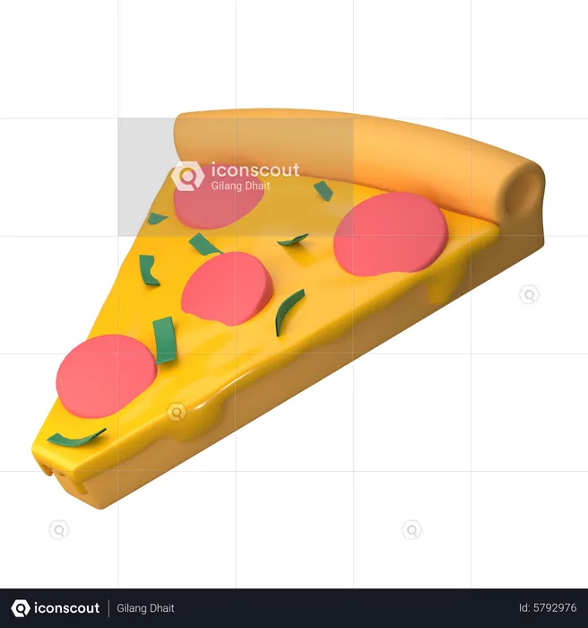 Pizza  3D Icon