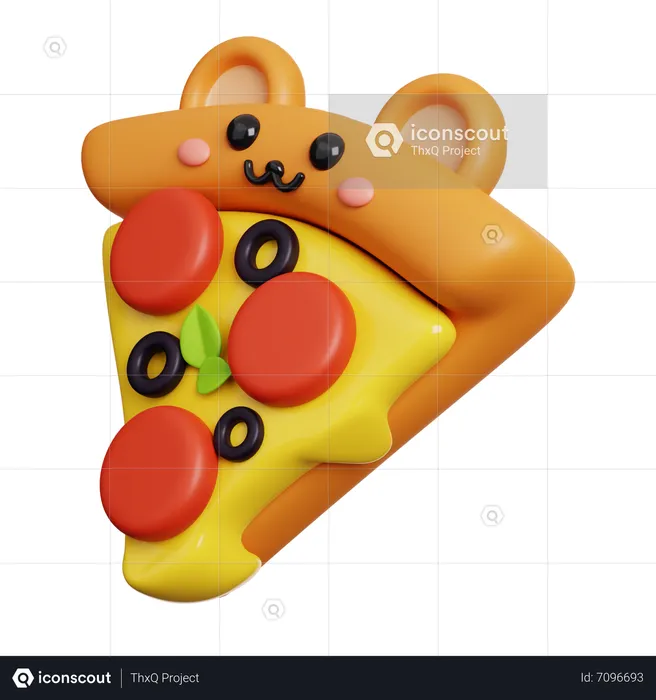 Pizza  3D Icon