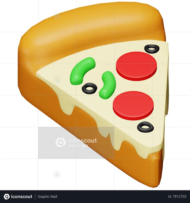 Pizza  3D Icon